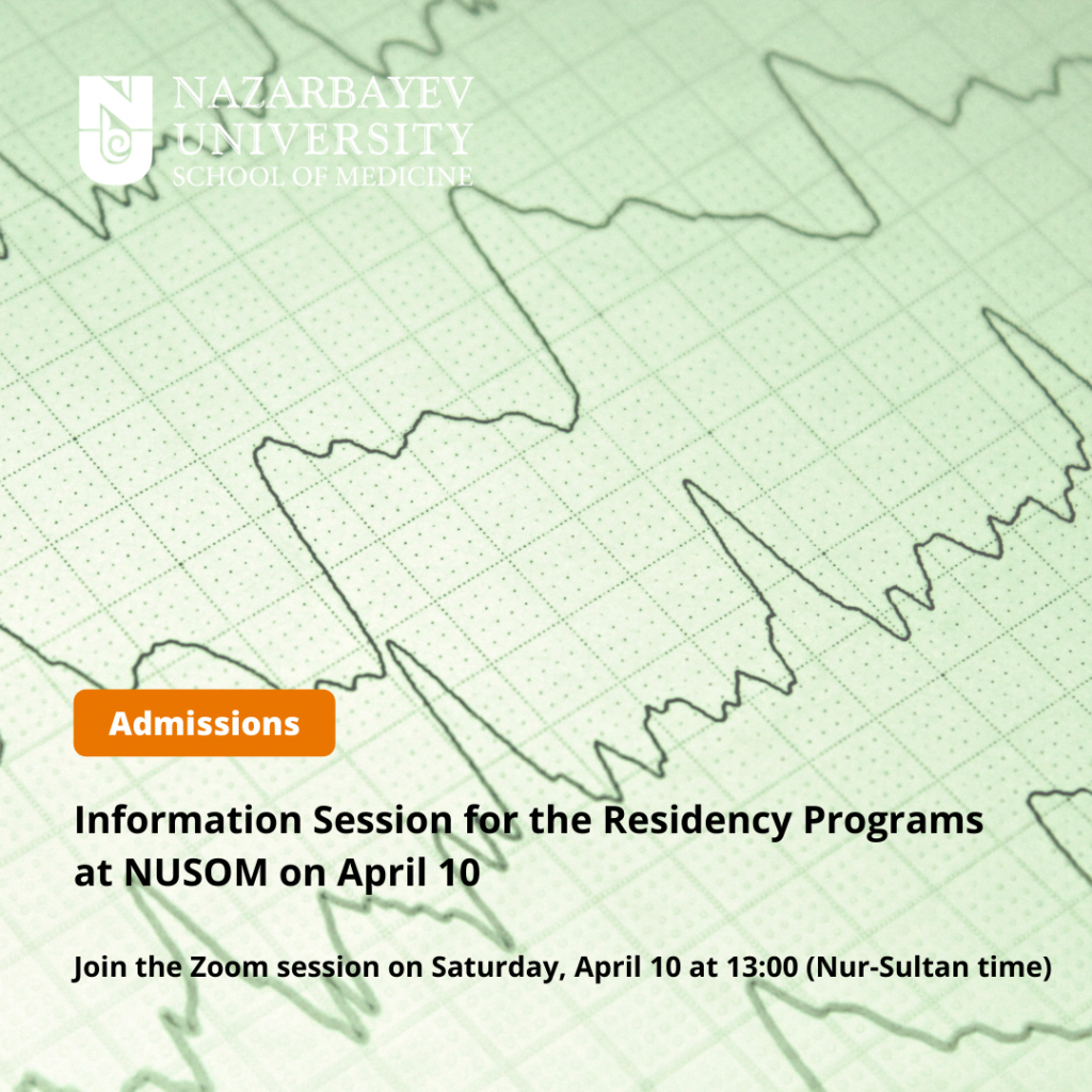 Information Session for the Residency Programs at NUSOM on April 10